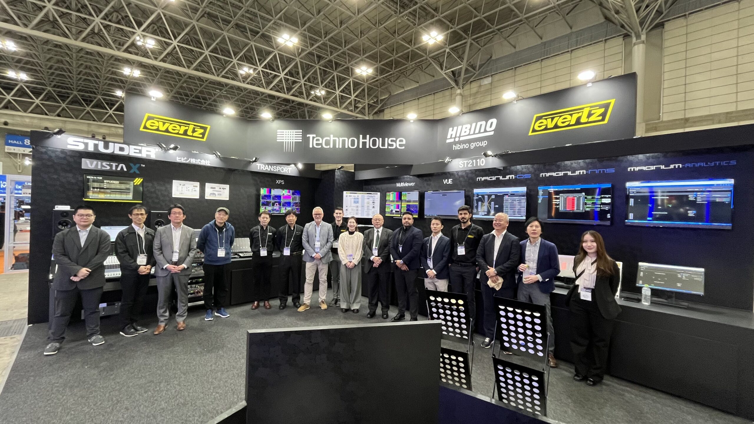 InterBEE2024におけるテクノハウスブースのevertzの展示